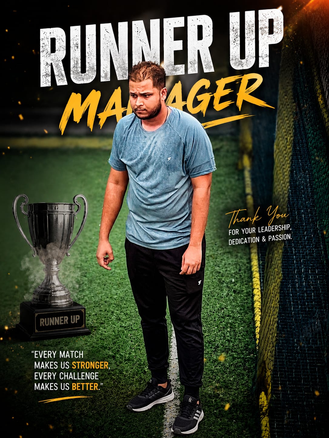 Tournament Runner Up Manager
