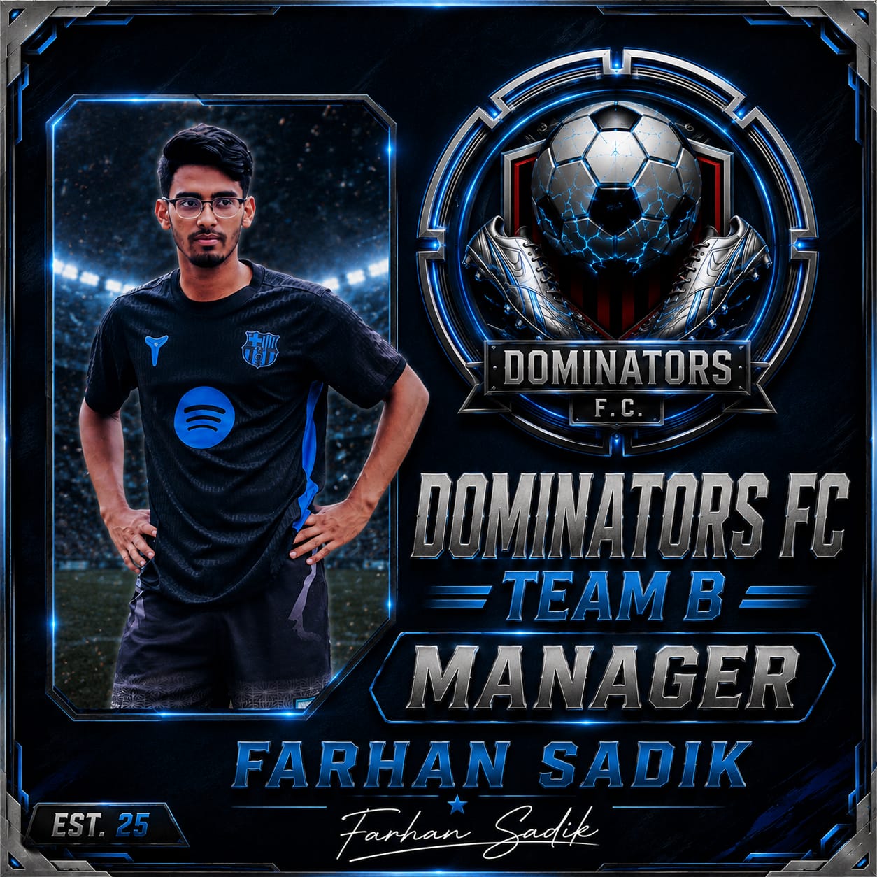 Farhan Sadik - Team B Manager