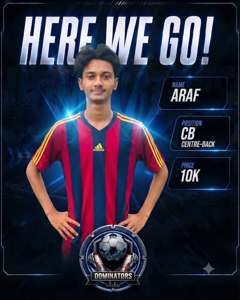 Araf - Dominators FC Player
