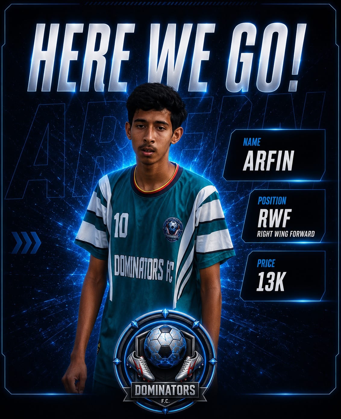 Arefin - Dominators FC Player