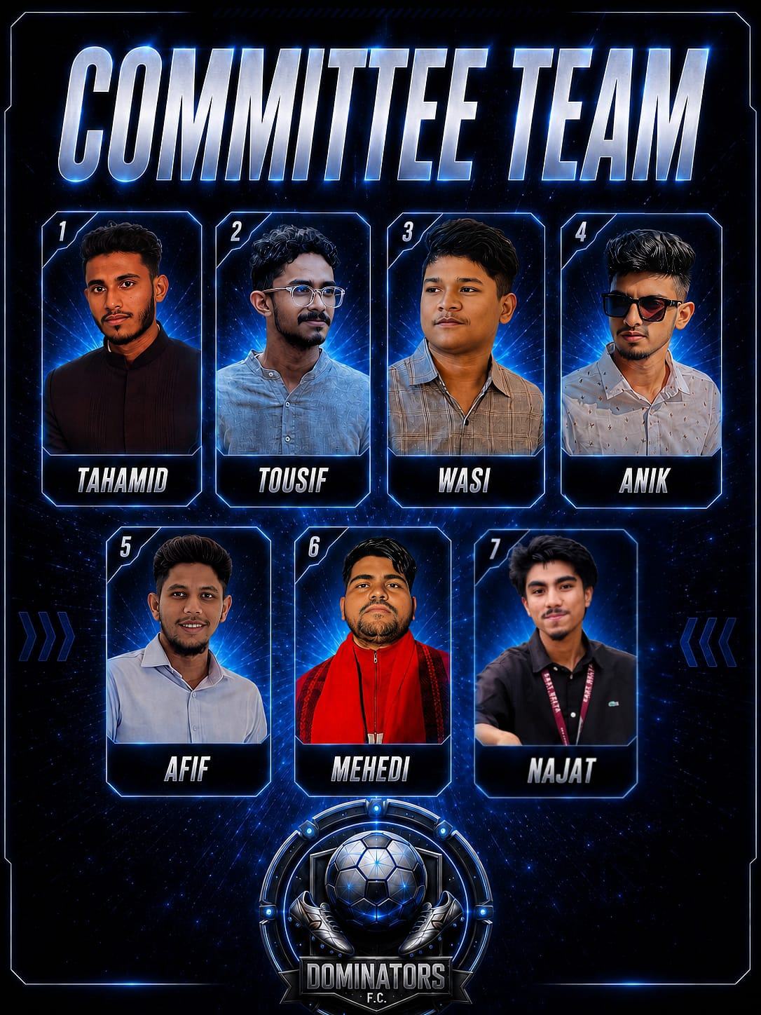 Dominators FC group photo