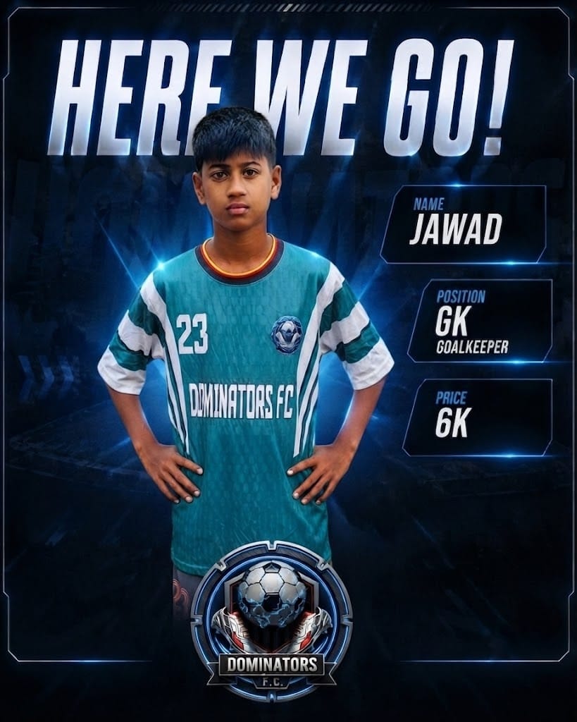 Jawad - Dominators FC Player