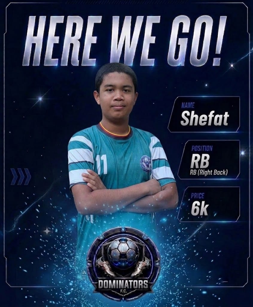 Shefat - Dominators FC Player